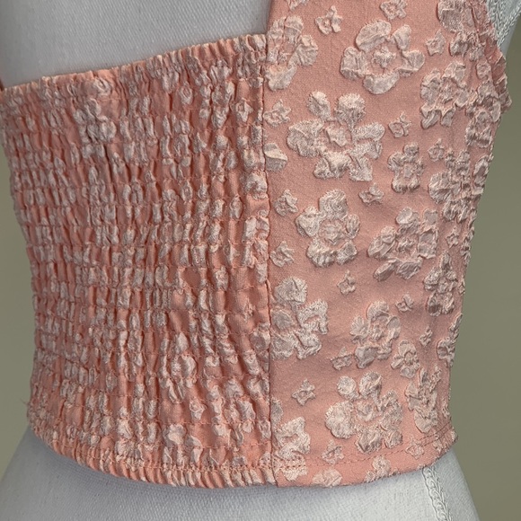 NWT Women’s Floral Corset Tank Top in Light Pink - Wild Fable - Picture 5 of 9